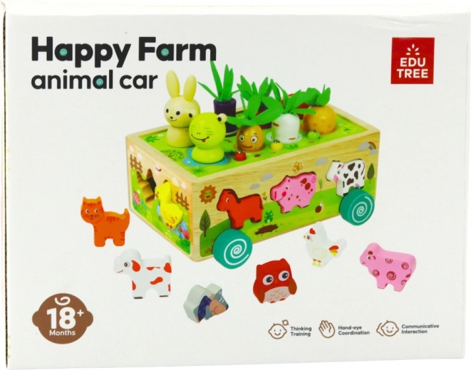 Rijdende boerderij met sorteerder en belletjes