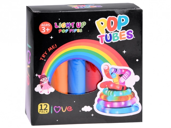 Oplichtende LED pop tube sensoren