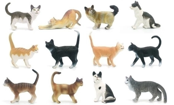 Beeldje Kat 12 cm