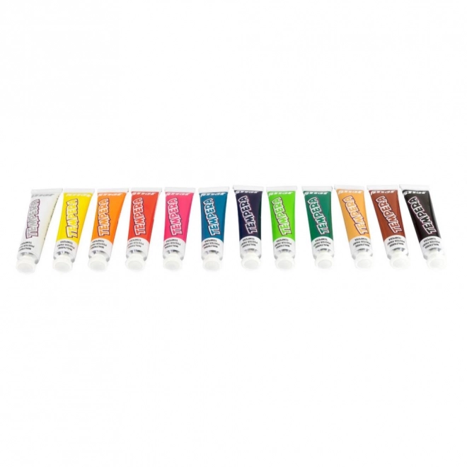 Tempera Paint Set in Metal Box