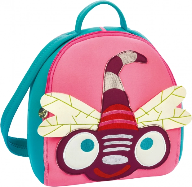 Petit sac à dos enfant motif libellule 24 cm