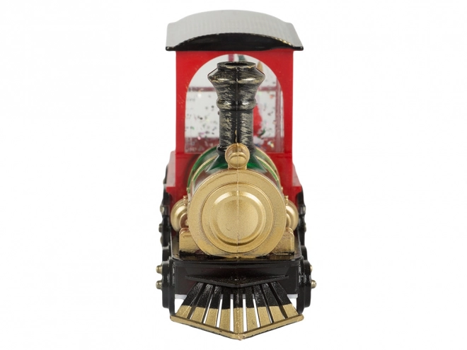 Weihnachtslaterne Lokomotive mit LED-Beleuchtung