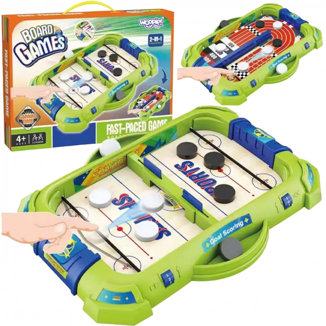 Behendigheidsspel 2in1 mini hockey races