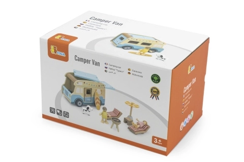 Viga houten campingbus Strand