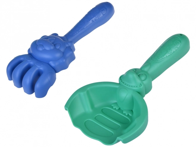 Ensemble de moules dinosaures pour le sable avec seau
