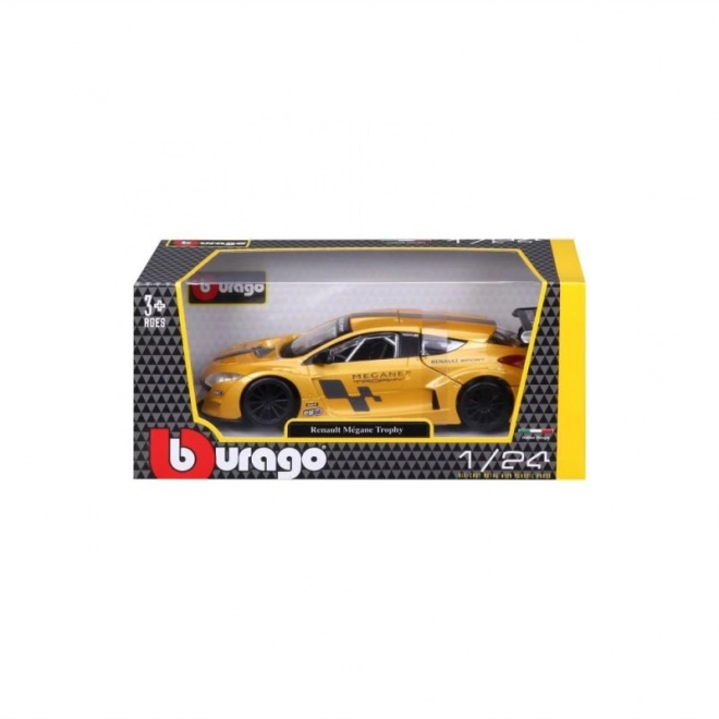 Bburago 1:24 Renault Mégane Trophy Metallic Geel 18-22115
