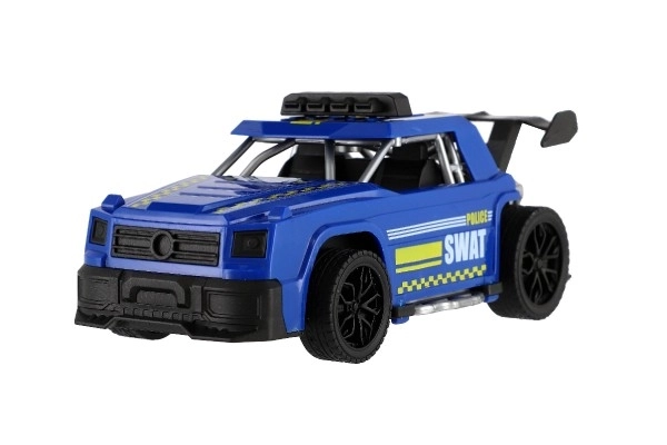 Rennwagen aus Plastik mit Schwungrad - 16 cm