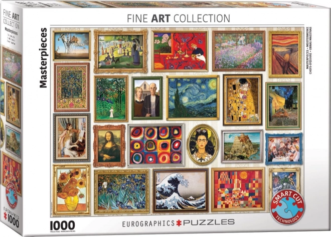 Puzzel Collage: Prachtige Kunst 1000 Stukken
