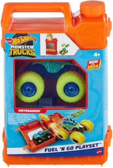 Hot Wheels Monster Trucks Canister Fuel 'N Go