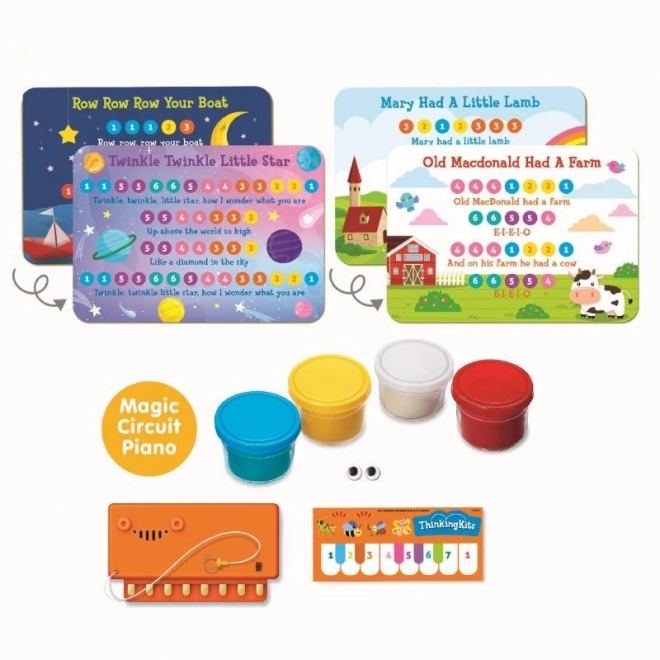 Piano pour enfants en pâte à modeler 4M