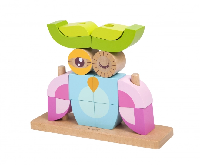 Houten puzzel - Uil