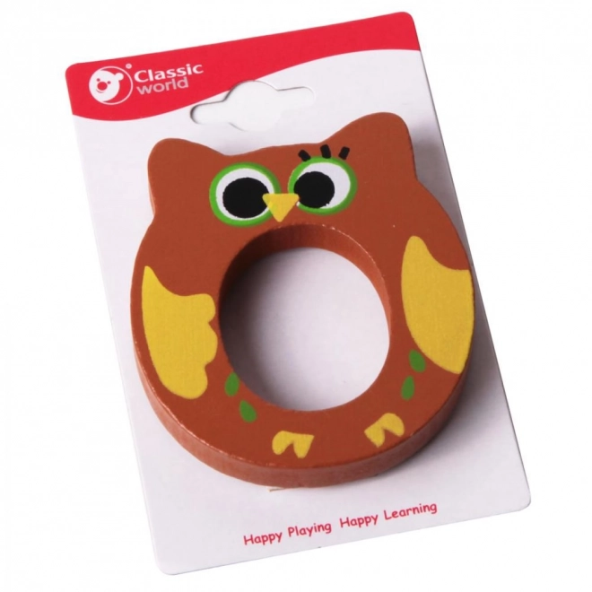 Houten letter O Classic World