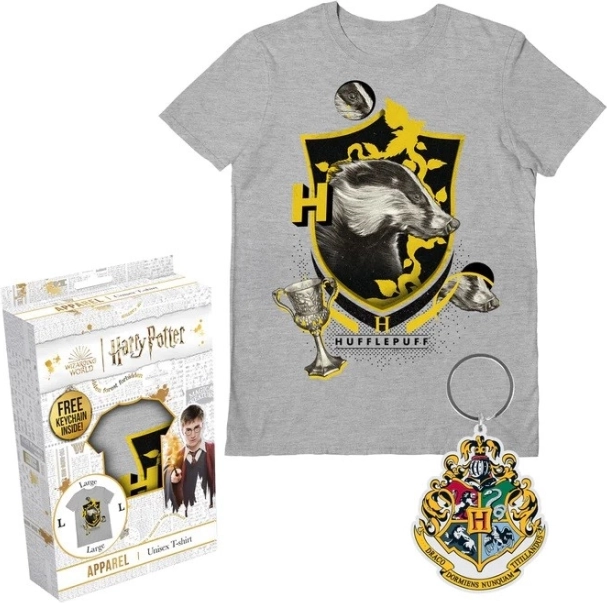 Harry Potter Hufflepuff T-shirt with Keychain