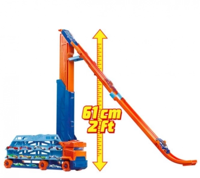 Hot Wheels Trek met Hoge Baan HDY92
