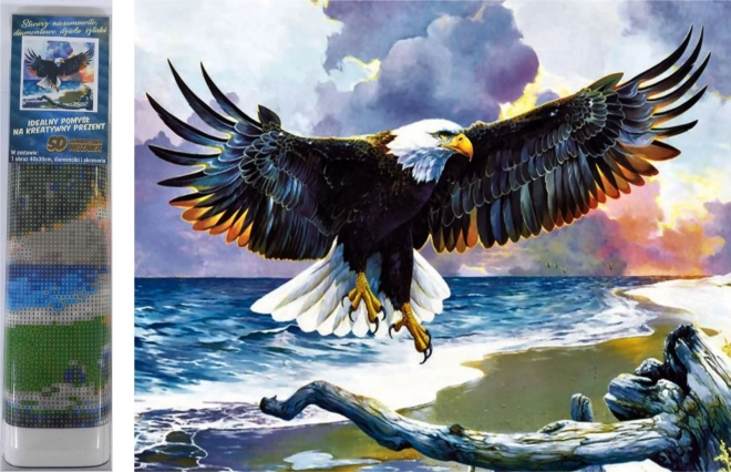 Diamantmalerei Norimpex – Adler 30 × 40 cm