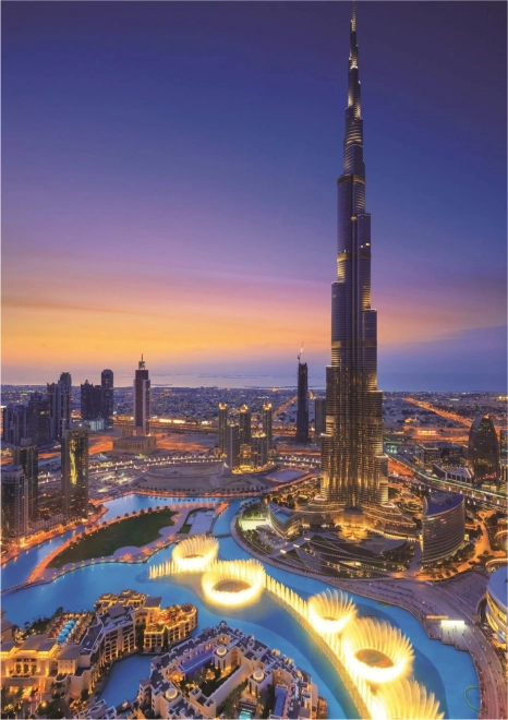 Educa puzzle Merveilles d’Arabie : Burj Khalifa, Émirats arabes unis 1000 pièces