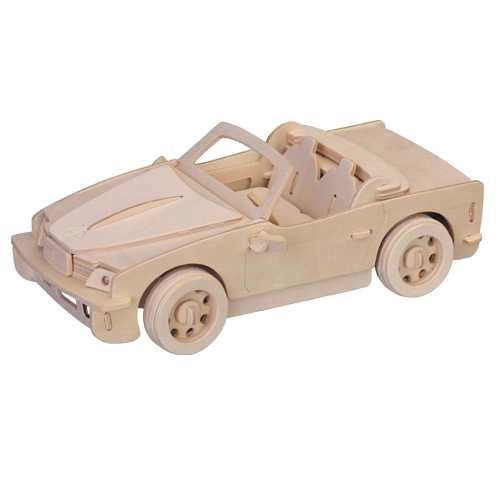 Houtambacht Houten 3D-puzzel grote BMW