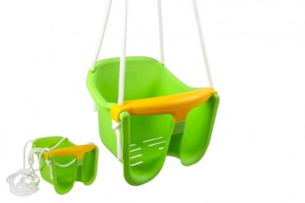 Kinderschommel met veiligheidsbeugel blauw – Groen