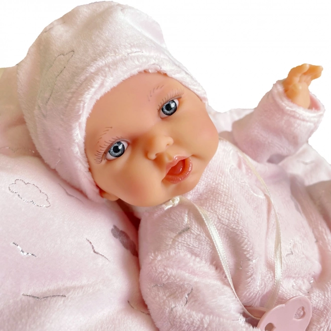 Antonio Juan 1235 PETIT - realistische babypop met speciale bewegingsfunctie en zacht stoffen lichaam - 27 cm
