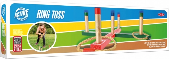Tactic Active Play ring toss – outdoor wooden game