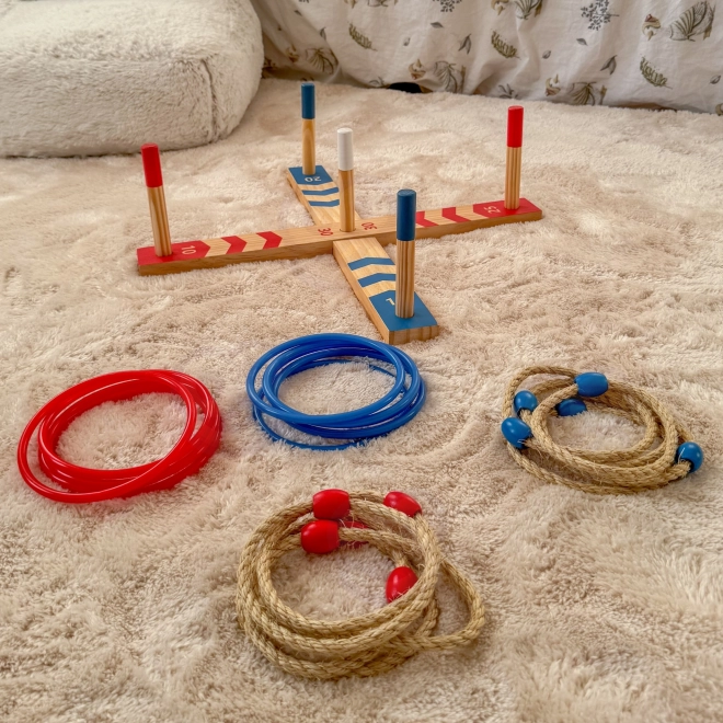 Houten spel Ring Cross van Tooky Toy