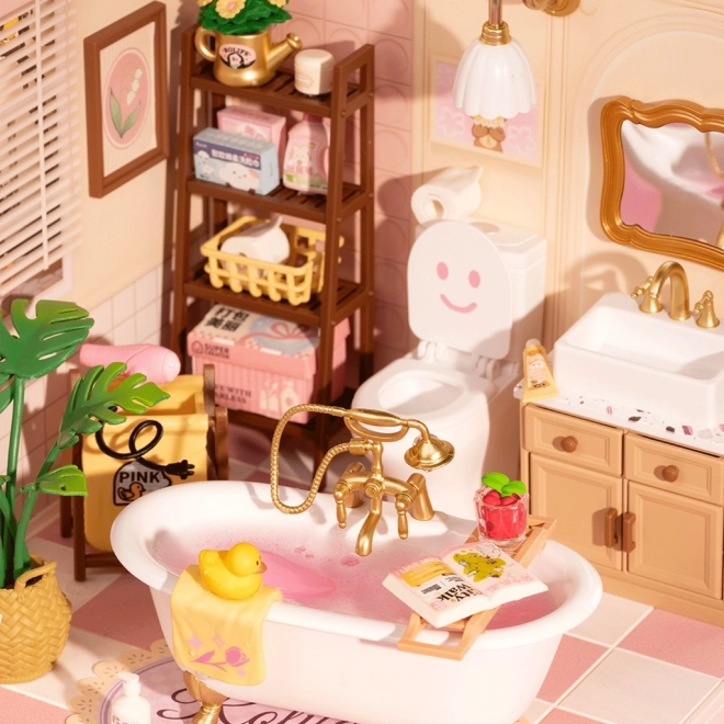 Miniatuurhuisje - meisjesbadkamer