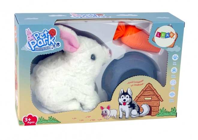 Interactief konijntje Bunny Rabbit Witte Wortel Kommascotte