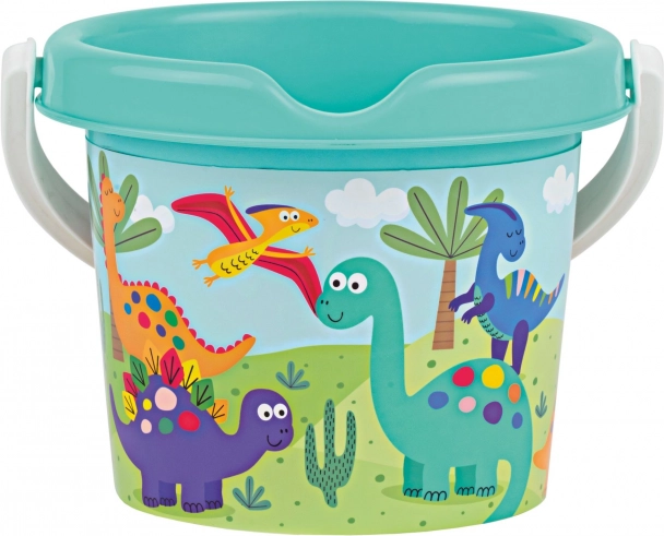 Eimer mit Dinosauriermotiv 13 cm