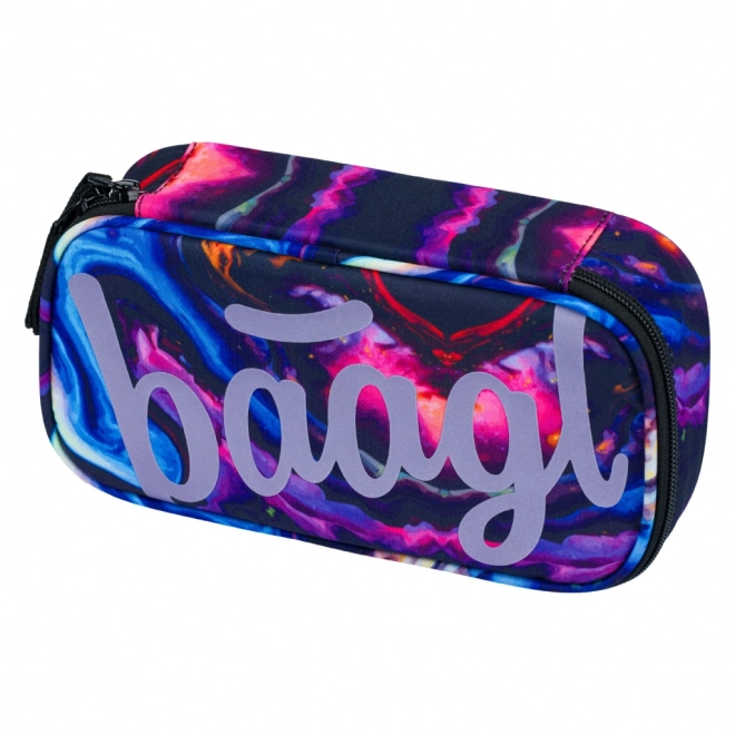 Trousse scolaire étui Marble