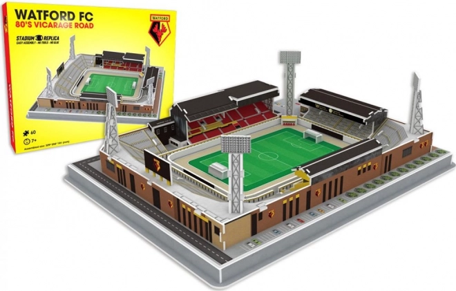 3D puzzle stadium Vicarage Road Watford