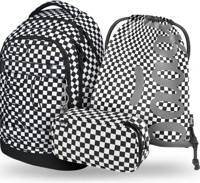 Baagl Set 3 School Skate Max: Backpack, Pencil Case, and Sack
