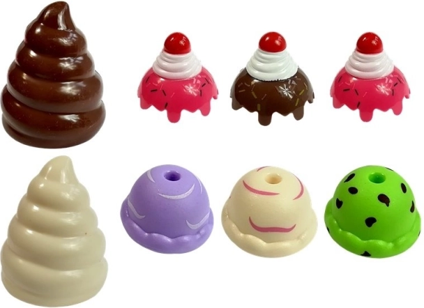 Bunte Eistüten-Spielzeuge