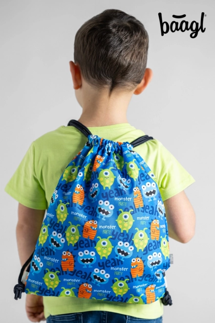 bag for slippers and small items baagl monsters
