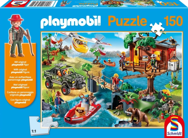 SCHMIDT Puzzle Playmobil Maison dans l’arbre 150 pièces