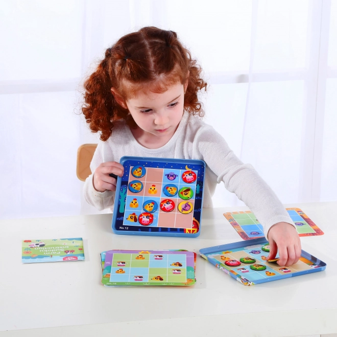 Tooky Toy Sudoku Spiel für Kinder - Bauernhof Edition