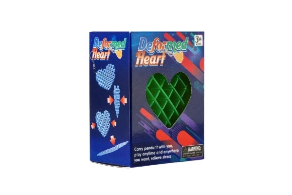 Fidget hanger hartvorm van veranderend formaat - antistress