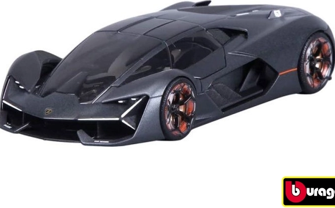 Metal Model Car Bburago 1:24 Lamborghini Terzo Millenio Gray