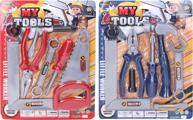 Kids’ tool set with 16 cm combination pliers