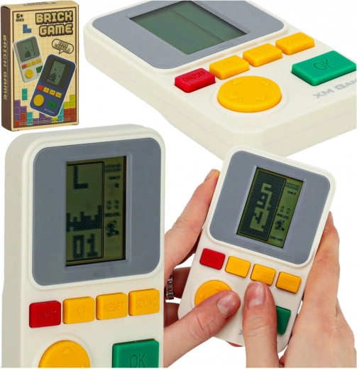 Tragbare elektronische Spielkonsole – weiß