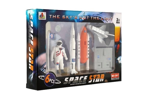 Weltraumspielzeug - Astronauten- und Shuttle-Set