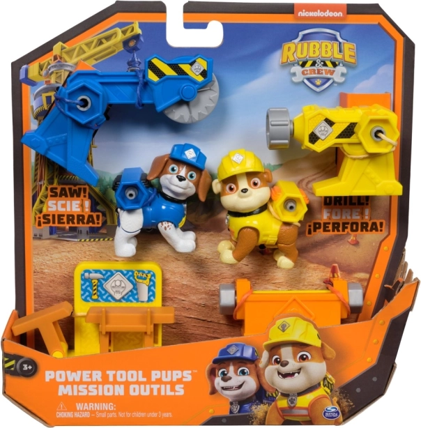 Rubble en zijn team – set van figuren Power Tool Pups