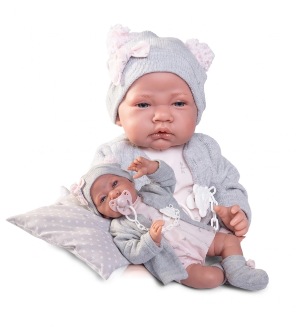 Antonio Juan - realistische pop baby met zacht stoffen lichaam 42 cm