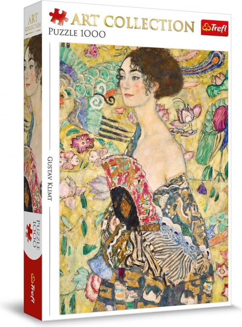 Puzzle Art Collection Dame mit Fächer 1000 Teile