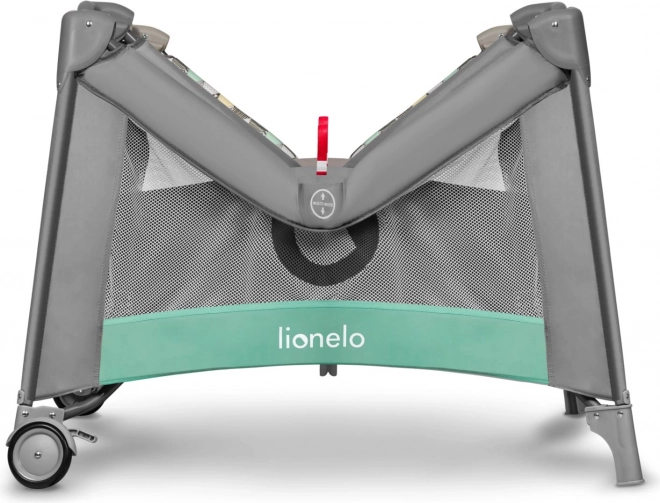 Kinderlaufstall Lionelo Mille graugrün