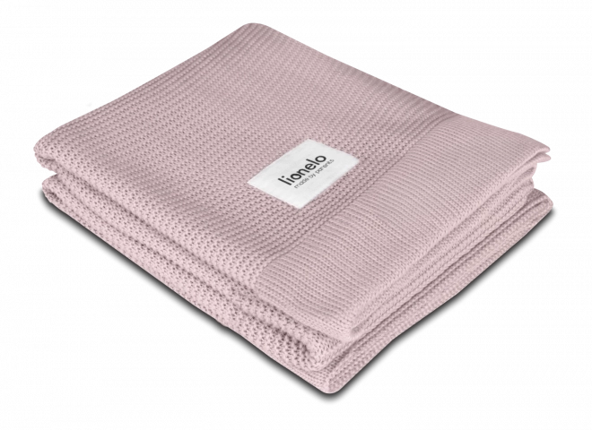 Couverture en bambou pour bébé LIONELO – Rose