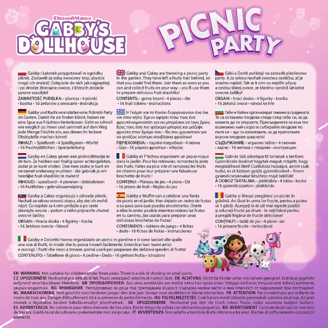 Trefl Gabby's Magical House: Picnic Party Game