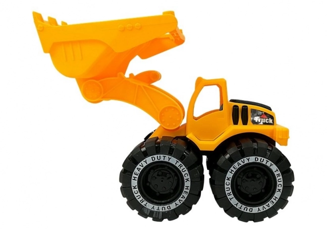Large Toy Truck with Trailer and Bulldozer 49 cm