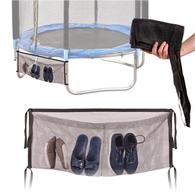 Universele netzak voor schoenen bij trampoline