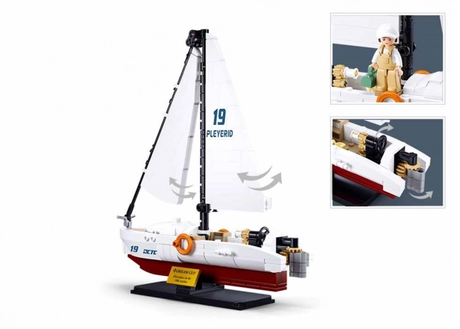 Bouwset Sluban Model Snelle Boot Rodeo op Schaal 1:35