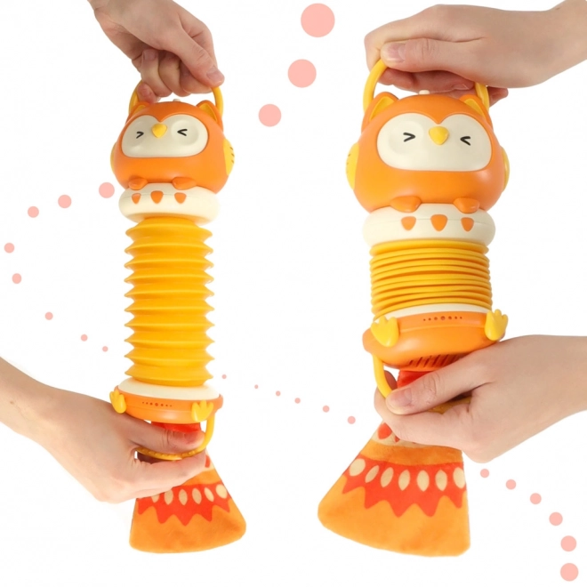 Children's Accordion Owl Orange